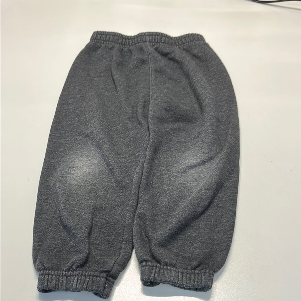 Gray Relaxed Fit Joggers with Elastic Cuffs